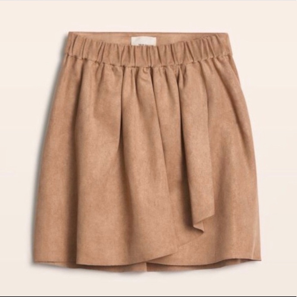 Aritzia Wilfred Free Faux Suede Mini Skirt